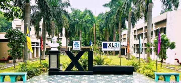 The XLRI sign on the Jamshedpur campus